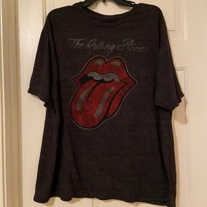 Heather gray Rolling Stones tee shirt size 2x